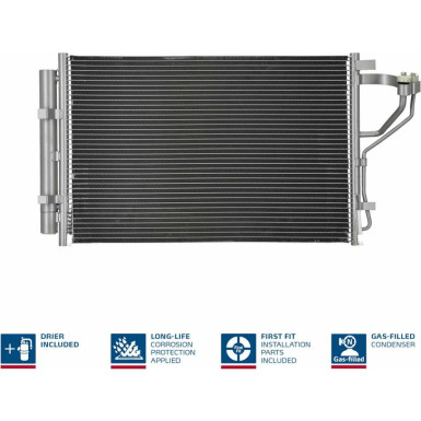 Kondensator PKW HYUNDAI i30 12 FIRST FIT 940268