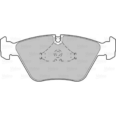 VALEO Bremsbeläge 598409