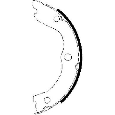 91062700 Bremsbackensatz, Feststellbremse 91062700 Bremsbackensatz, Feststellbremse