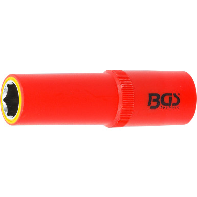 BGS VDE-Steckschlüssel-Einsatz Sechskant | Antrieb Innenvierkant 12,5 mm (1/2"""") | SW 14 mm | 72064