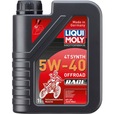 Liqui Moly Motorbike 4T Synth 5W-40 Offroad Race 1 l | 3018 | 1L Dose Kunststoff