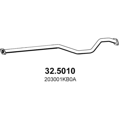 Abgasrohr | NISSAN Juke 10 | 32.5010