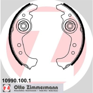 ZIMMERMANN Bremsbacken | 10990.100.1