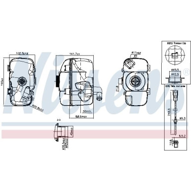 Ausgleichsbehälter Volvo S60 2.4 T5 01 FIRST FIT 996177