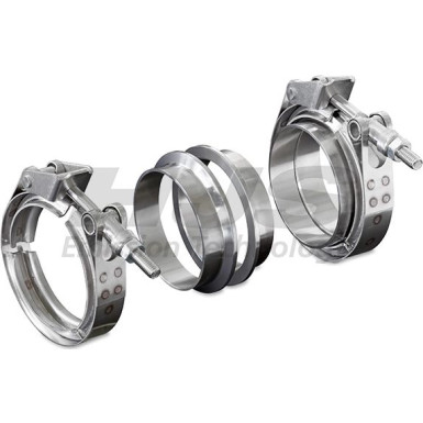 Rohrverbinder, Abgasanlage | V-Band Schelle mit Kupplungsstücke | 90 60 5496 Rohrverbinder, Abgasanlage | V-Band Schelle mit Kupplungsstücke | 90 60 5496