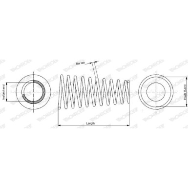 MONROE Fahrwerksfeder | SP2605