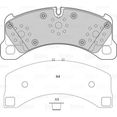 VALEO Bremsbeläge VALEO Bremsbeläge