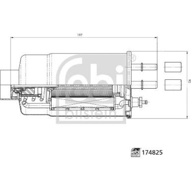 FEBI BILSTEIN Kraftstofffilter FEBI BILSTEIN Kraftstofffilter
