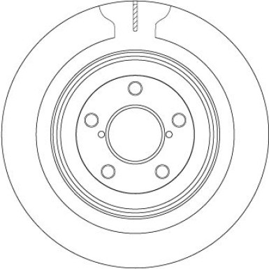 Bremsscheibe Subaru T. Impreza 00- Wrx/Legacy 03- 3.0 | DF7328