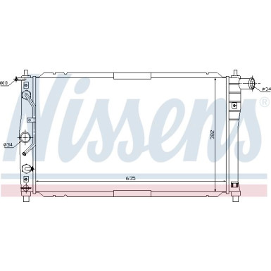 Wasserkühler PKW | DAEWOO LANOS 1,5-1,6 98 | 616551