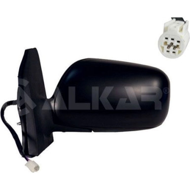 SPIEGEL L EL VERS HZB KONV grundiert 5-PIN | TOYOTA COROLLA 3/4/5-T (-KOMBI) 11,01-3,07 | 6631,701,2