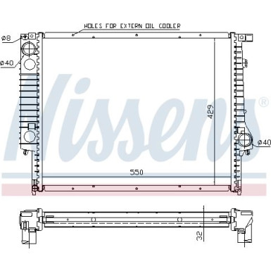 Wasserkühler PKW | BMW 320-328 i E36 M/T-A/T | 60759A
