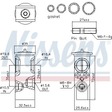 Expansionsventil | Mercedes C-Klasse W202 93 | 999238