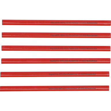 BGS Zimmermannsbleistifte | 250 mm | 6-tlg | 2071