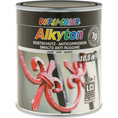 Dupli-Color Alkyton tiefschwarz matt 750ml | 246203