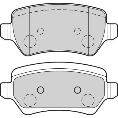VALEO Bremsbeläge 302713