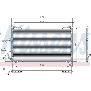 Kondensator PKW PEUGEOT 406 99 FIRST FIT 94625