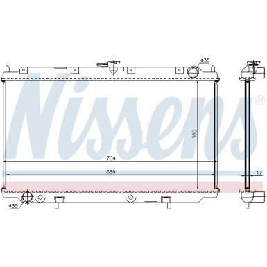 Wasserkühler PKW | NISSAN PRIMERA 1,6-2,0 96 | 62927A