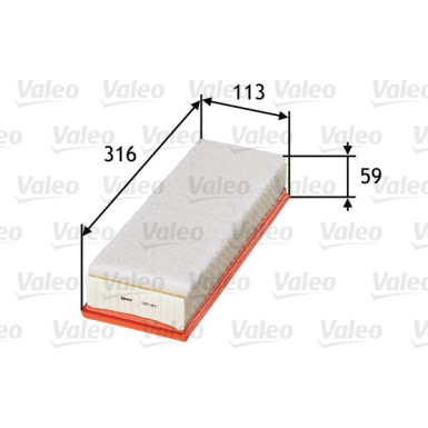 VALEO Luftfilter | 585015