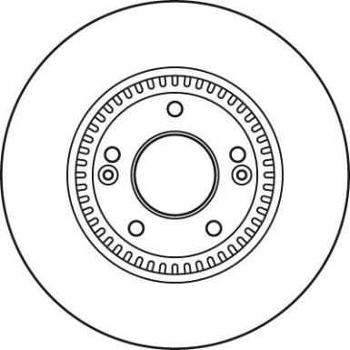 Bremsscheibe Hyundai P. Sonata 05-/Ix35/I40/Sportage 10 TRW SINGLE DF6108S
