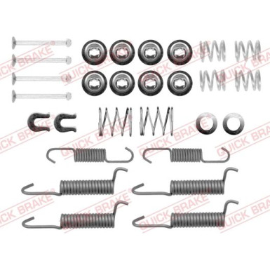 391-0821 Montagesatz f.Bremsbacken | MITSUBISHI Pajero 90 | 105-0821
