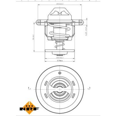 Thermostat, Kühlmittel EASY FIT 725206