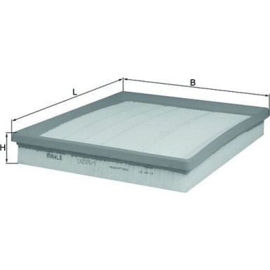 MAHLE Luftfilter | LX 2076/1