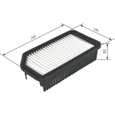 Luftfilter | HYUNDAI,KIA | F 026 400 137
