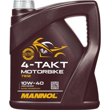 MN7812-4 Motoröl Mannol 7812 4-Takt Motorbike 10W-40
