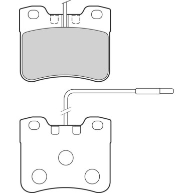 VALEO Bremsbeläge 302693