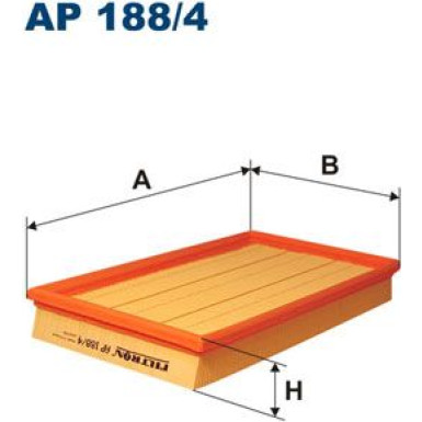 FILTRON Luftfilter AP188/4