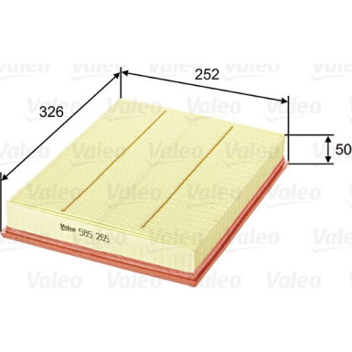 VALEO Luftfilter | 585265