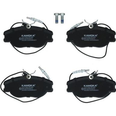 KAMOKA Bremsbelagsatz, Scheibenbremse JQ1012000