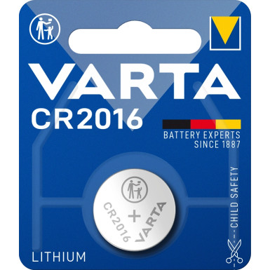 06016 101 401 Varta Electronics CR2016 Blister 1 06016 101 401 Varta Electronics CR2016 Blister 1
