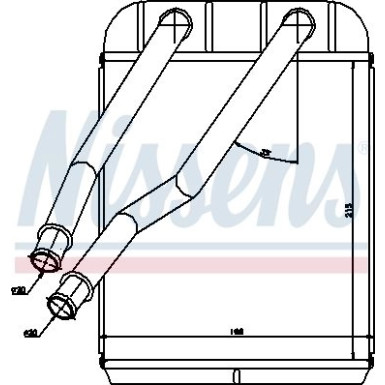 Heizkühler PKW VW Touareg 02 FIRST FIT 73975
