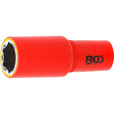 BGS VDE-Steckschlüssel-Einsatz Sechskant | Antrieb Innenvierkant 12,5 mm (1/2"""") | SW 22 mm | 72072
