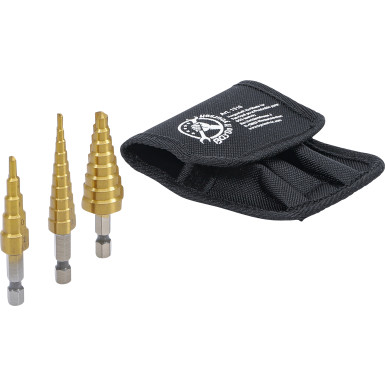 BGS HSS-Stufenbohrer-Satz 3 - 20 mm 3-tlg BGS Do it yourself 1616