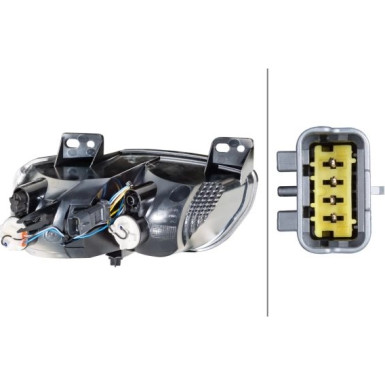 HECKLEUCHTE HELLA | CITROEN C4 13 | 2TN 011 056-041