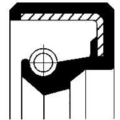 CORTECO Wellendichtring 19033914B