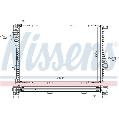 Wasserkühler PKW | BMW 7-SERIE E38 735i 98 | 60754A Wasserkühler PKW | BMW 7-SERIE E38 735i 98 | 60754A