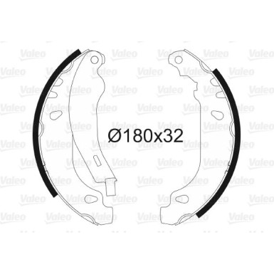 VALEO Bremsbacken 562084 VALEO Bremsbacken 562084