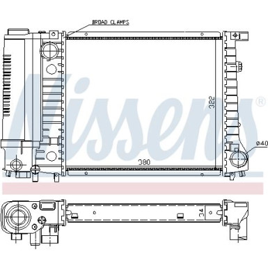 Wasserkühler PKW | BMW 3er (E30) | 60729A