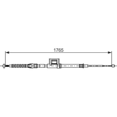 1 987 482 736 Seilzug, Feststellbremse