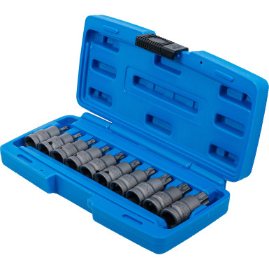 BGS Kraft-Bit-Einsatz-Satz | Antrieb Innenvierkant 12,5 mm (1/2"""") | T-Profil (für Torx) T20 - T70 | 10-tlg | 5097