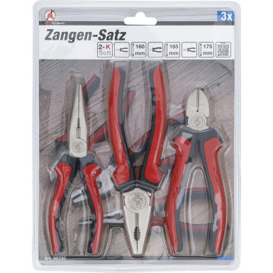 BGS Zangen-Satz 3-tlg BGS Do it yourself 90330