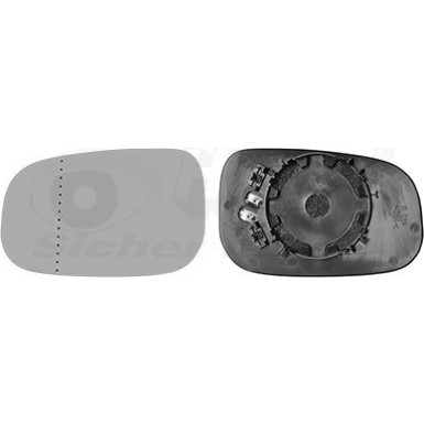 Spiegelglas, Außenspiegel | Volvo S40 YV1 asphärisch OE 30762571 | 5947837