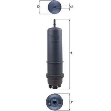 MAHLE Kraftstofffilter | KL 872/7