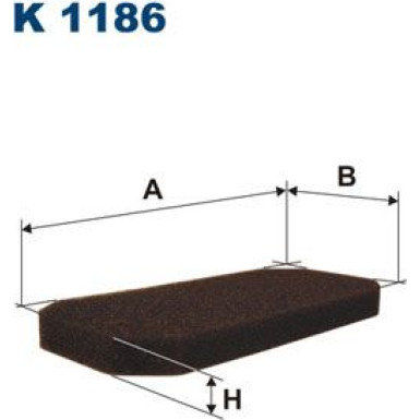 FILTRON Filter, Innenraumluft K 1186
