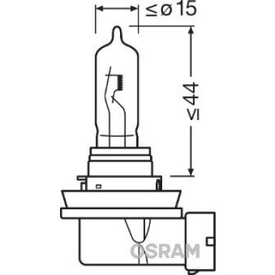 H9 Osram | 12V 65W PGJ19-5 | 64213