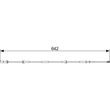 1 987 473 544 Warnkontakt, Bremsbelagverschleiß 1 987 473 544 Warnkontakt, Bremsbelagverschleiß